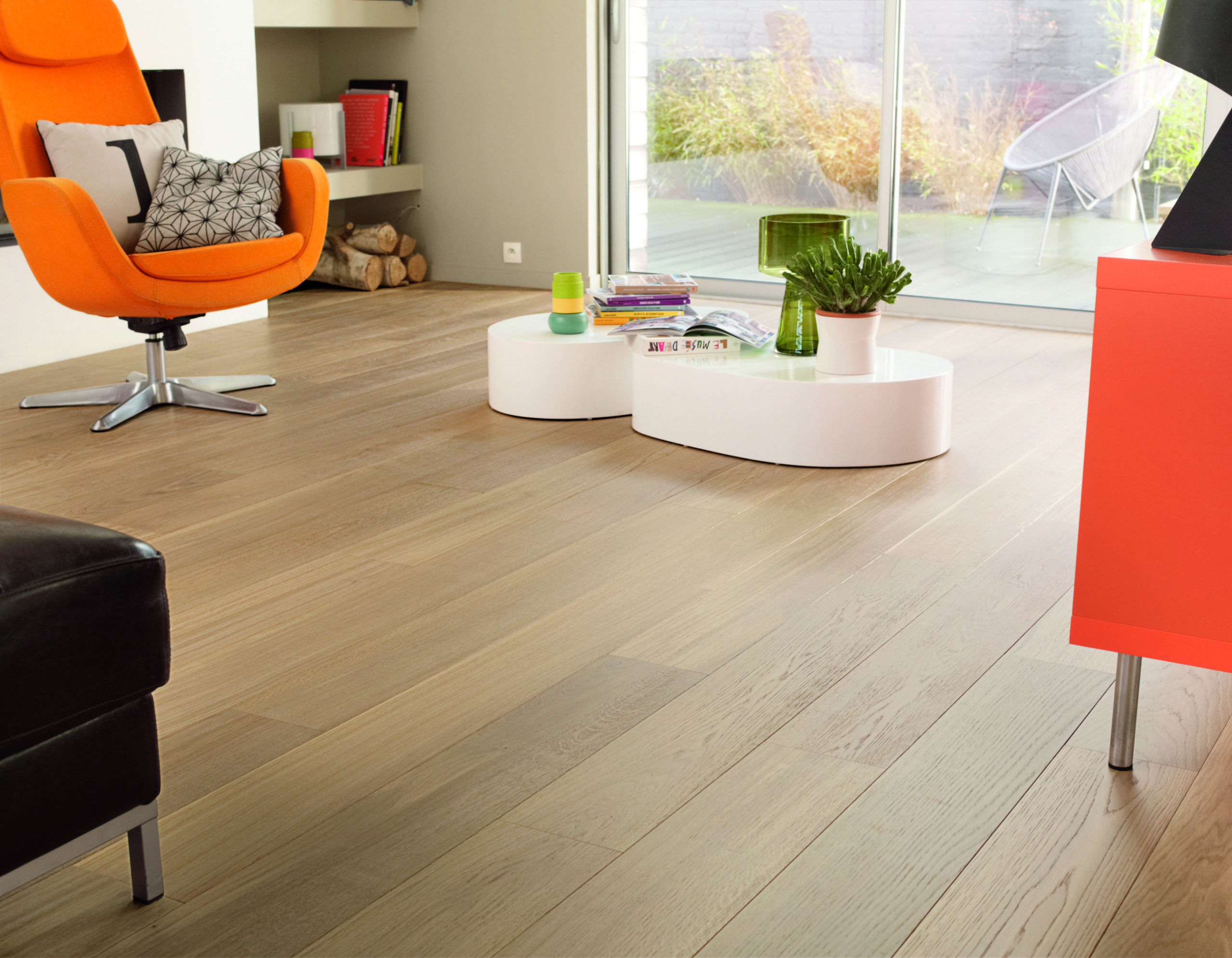 Mezzofloor 162 chêne décor brossé blanchi mat